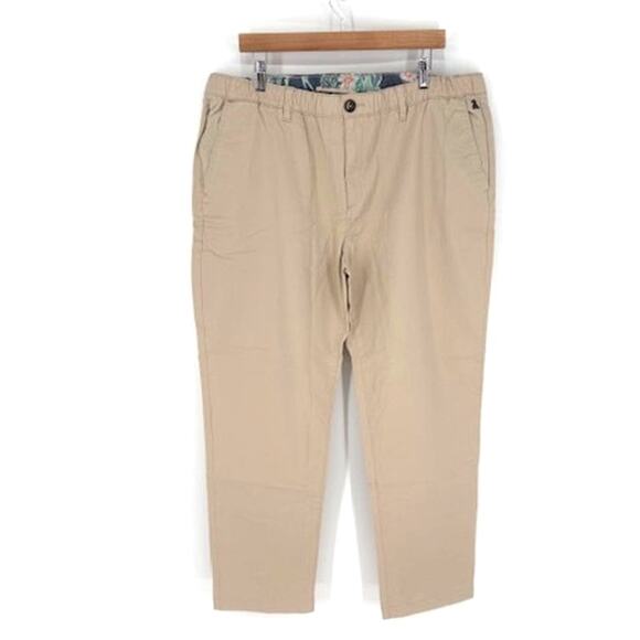 Chubbies Khakinator Original Stretch Twill Pants with Elastic Waist in Khaki XXL - Picture 1 of 7
